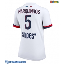 Fotballdrakt Dame Paris Saint-Germain Marquinhos #5 Bortedrakt 2025-26 Kortermet
